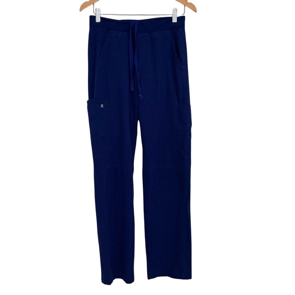FIGS Axim Cargo Scrub Pants Technical Collection Blue T2001 Mens Size XS